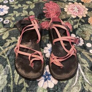 Stylish Pink Strappy Sandals